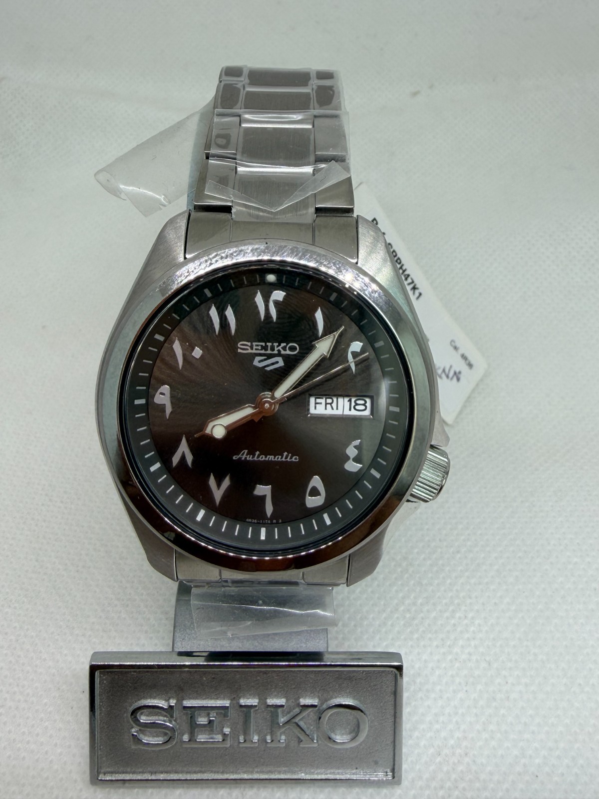 Seiko 5 Sports SRPH47K1 Automatic Gray Arabic Dial 40mm Men’s Watch