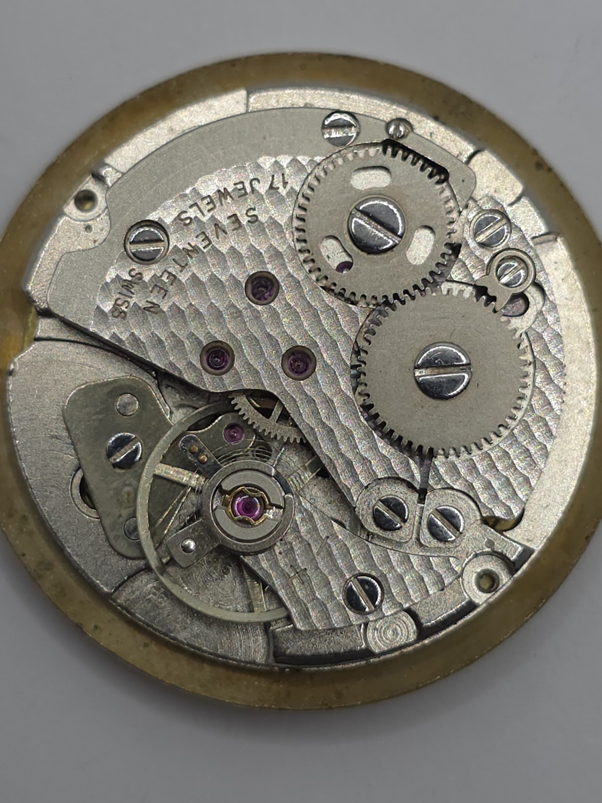 Vintage Watch Movement Cal. AS 1950 / 51 Good Balance Main Spring Hands Parts