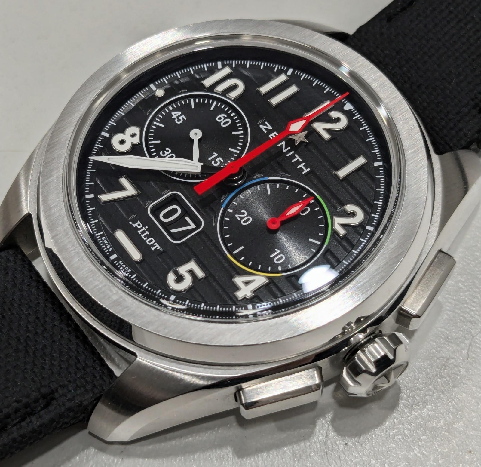 Zenith Pilot Big Eye Flyback 03.4000.3652/21.I001 42.5 Men’s Watch