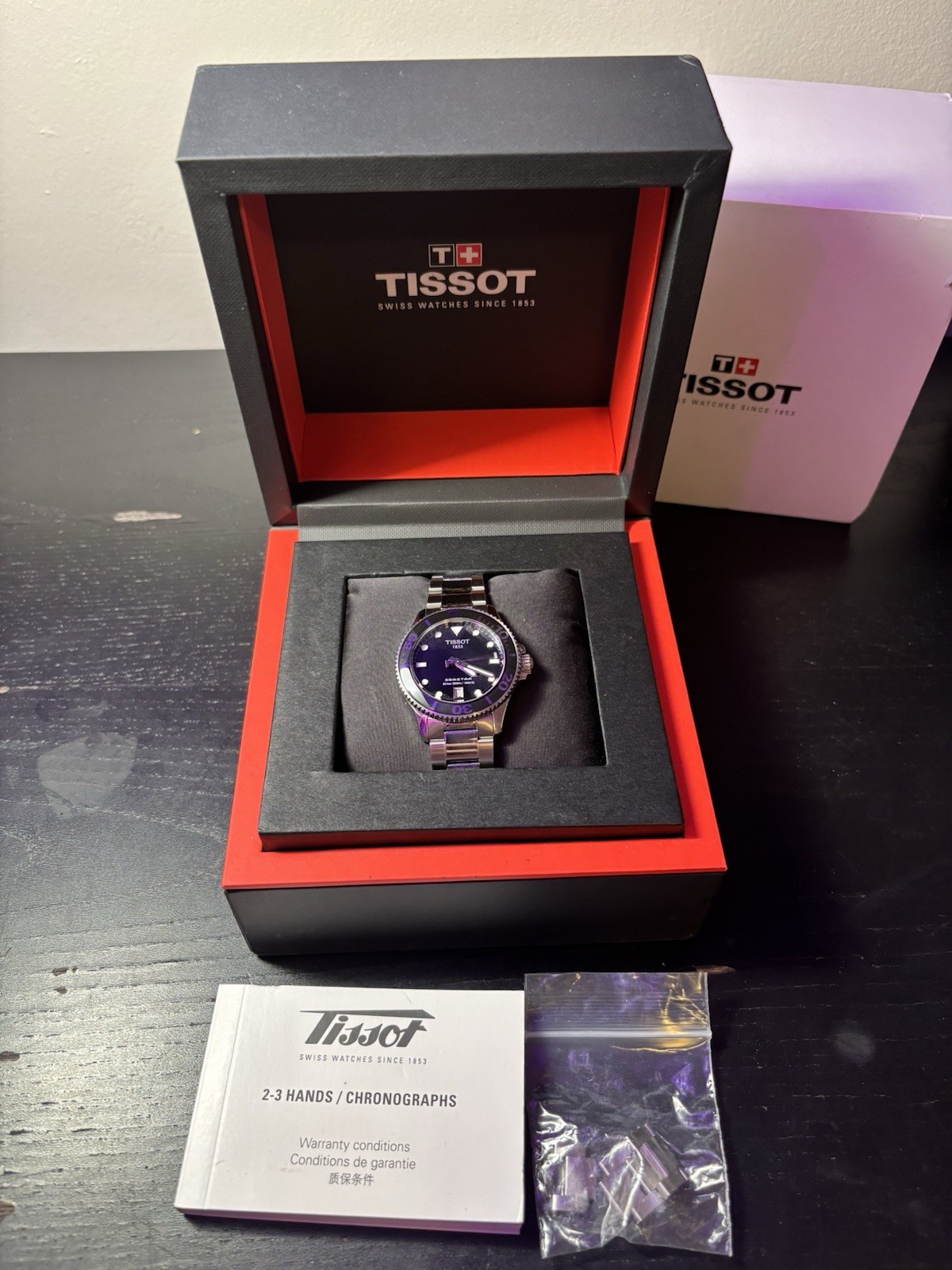 Tissot Seastar 1000 Black Unisex Adults Watch 36mm. – T120.210.11.051.00