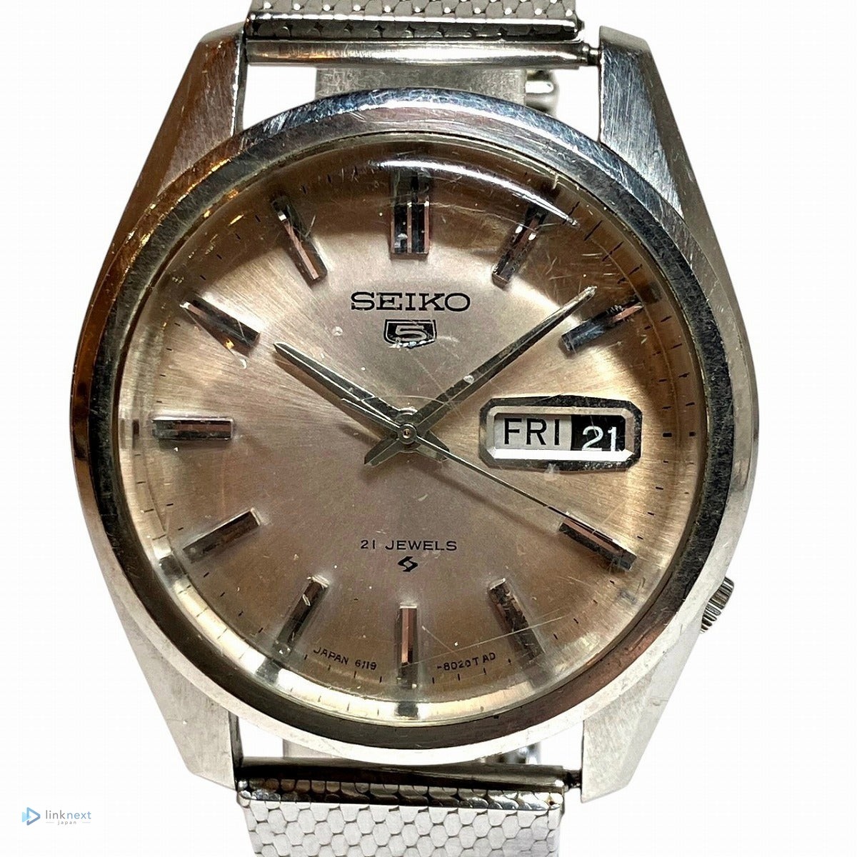 Seiko 5 6119-8020 Men’s Automatic Stainless Steel Watch