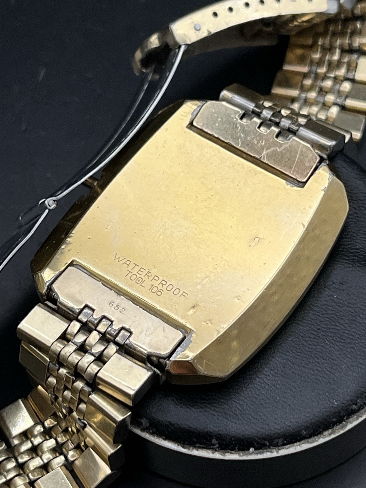Vintage Omega De Ville, Automatic, w/ Date, Original Rice-Bead Bracelet ~ 1970
