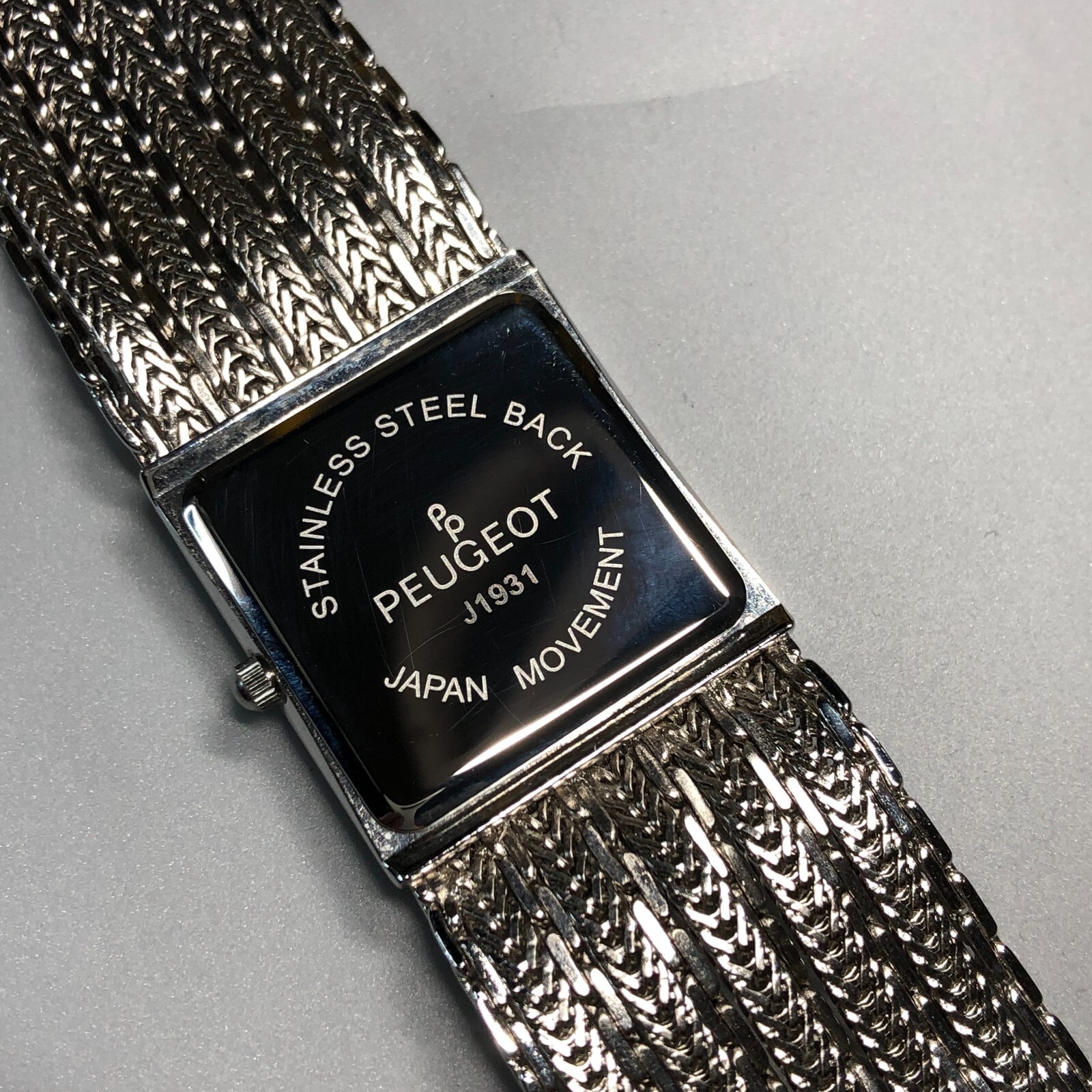 Peugeot J1931 Quartz Watch with Mother of Pearl dial and Multi strand bracelet