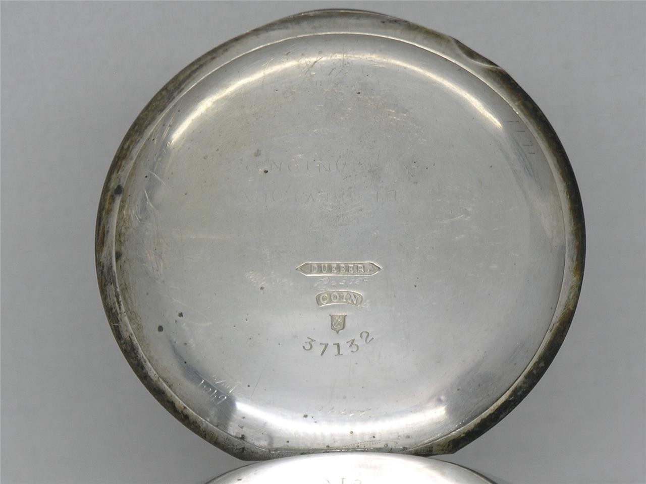 1876 CENTENNIAL WALTHAM 18 SIZE PS BARTLETT COIN SILVER POCKET WATCH, RUNNING!