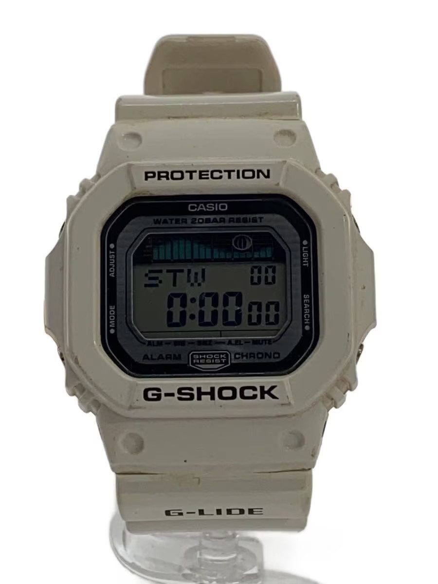 CASIO Wristwatch Digital Rubber WHT glx 5600