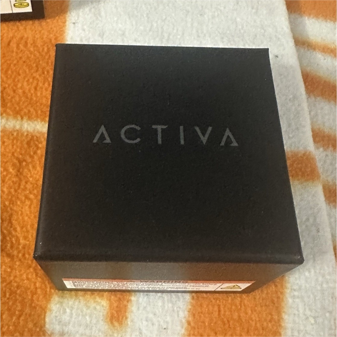 Activa Sport Skeleton Multi-Dial Wristwatch Gray Dial White Rubber Band with Box