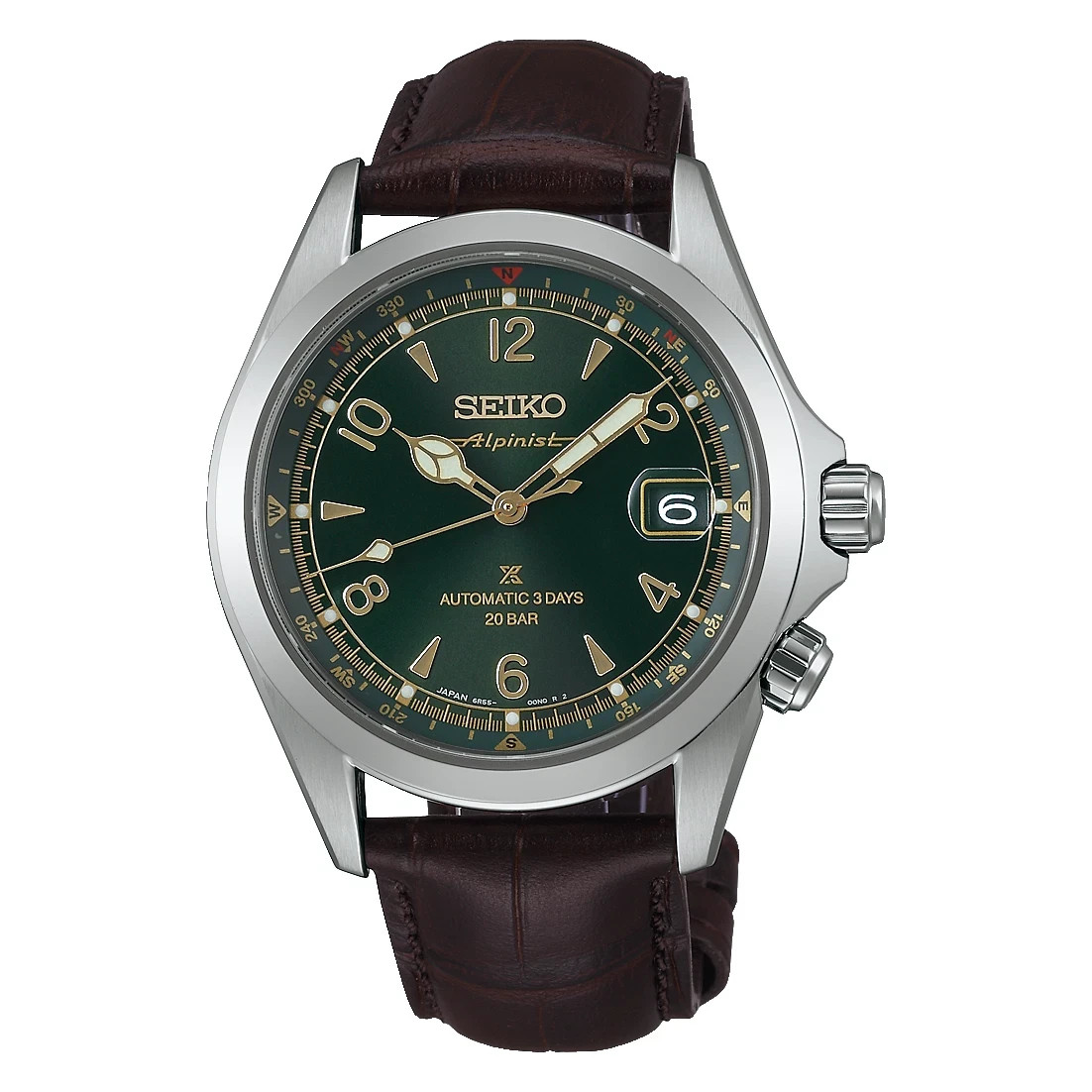 Seiko Prospex Automatic Stainless steel 39.5 MM Green Dial Watch SPB507J1