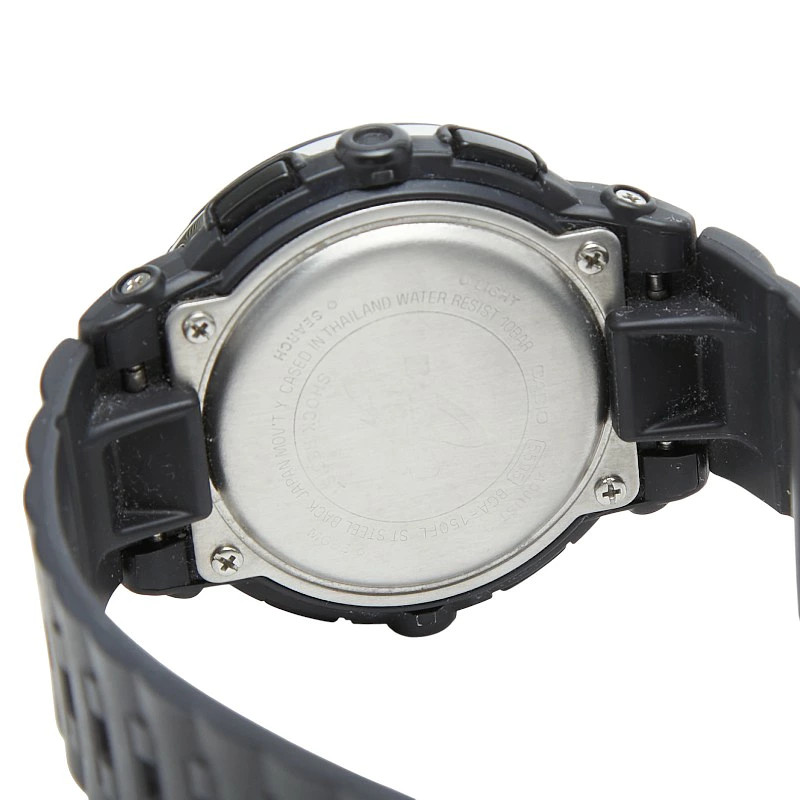 Casio Floral Dial Series Baby G Watch BGA 150FL 1AJF Quartz Black Dial Silicone