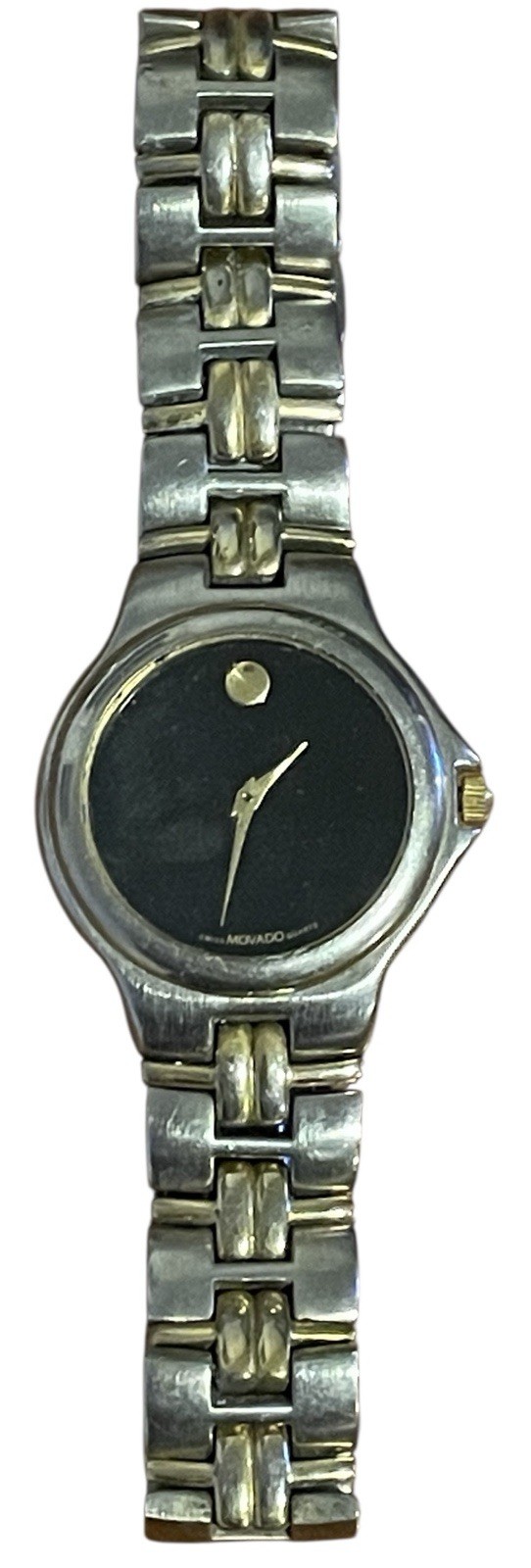 Authentic Movado 1881 Two-Tone Swiss Quartz Watch – Non Running Parts/Repair