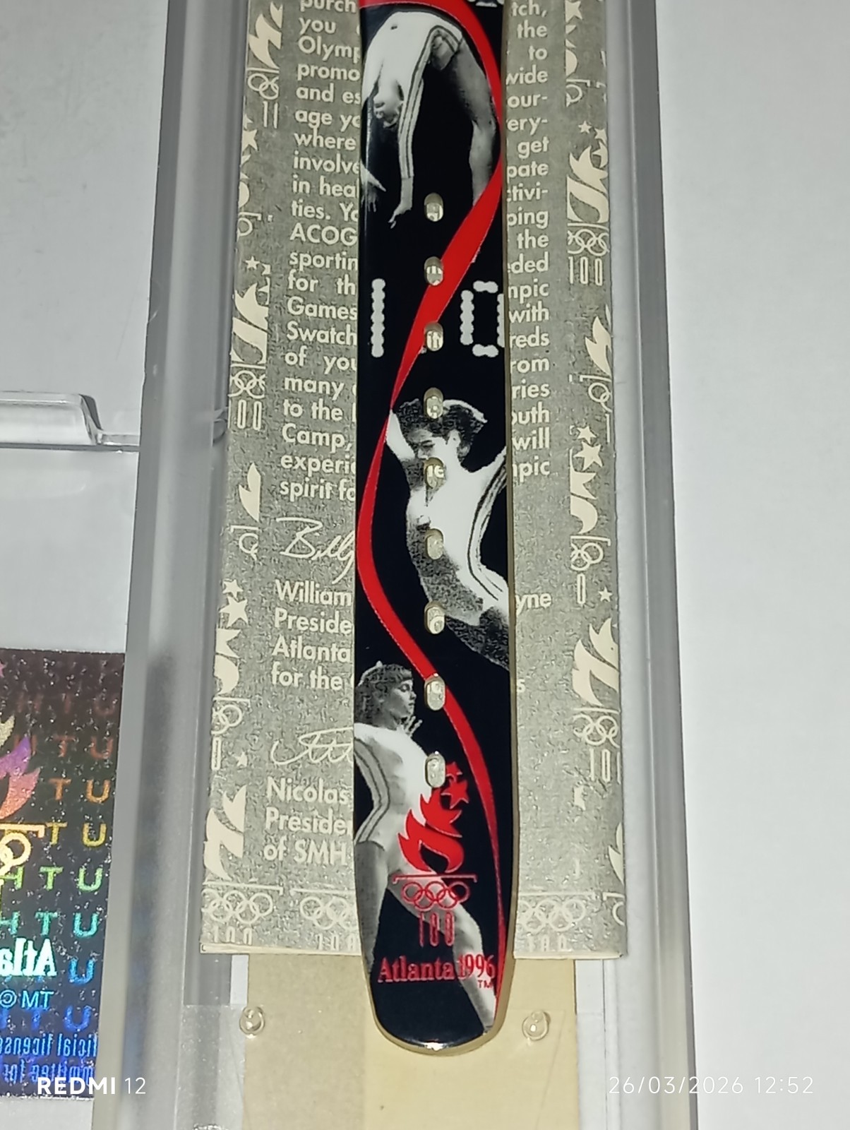 1996 NADIA COMANECI LZ105 OLYMPICS SPECIAL LADY WATCH NEW WORKING