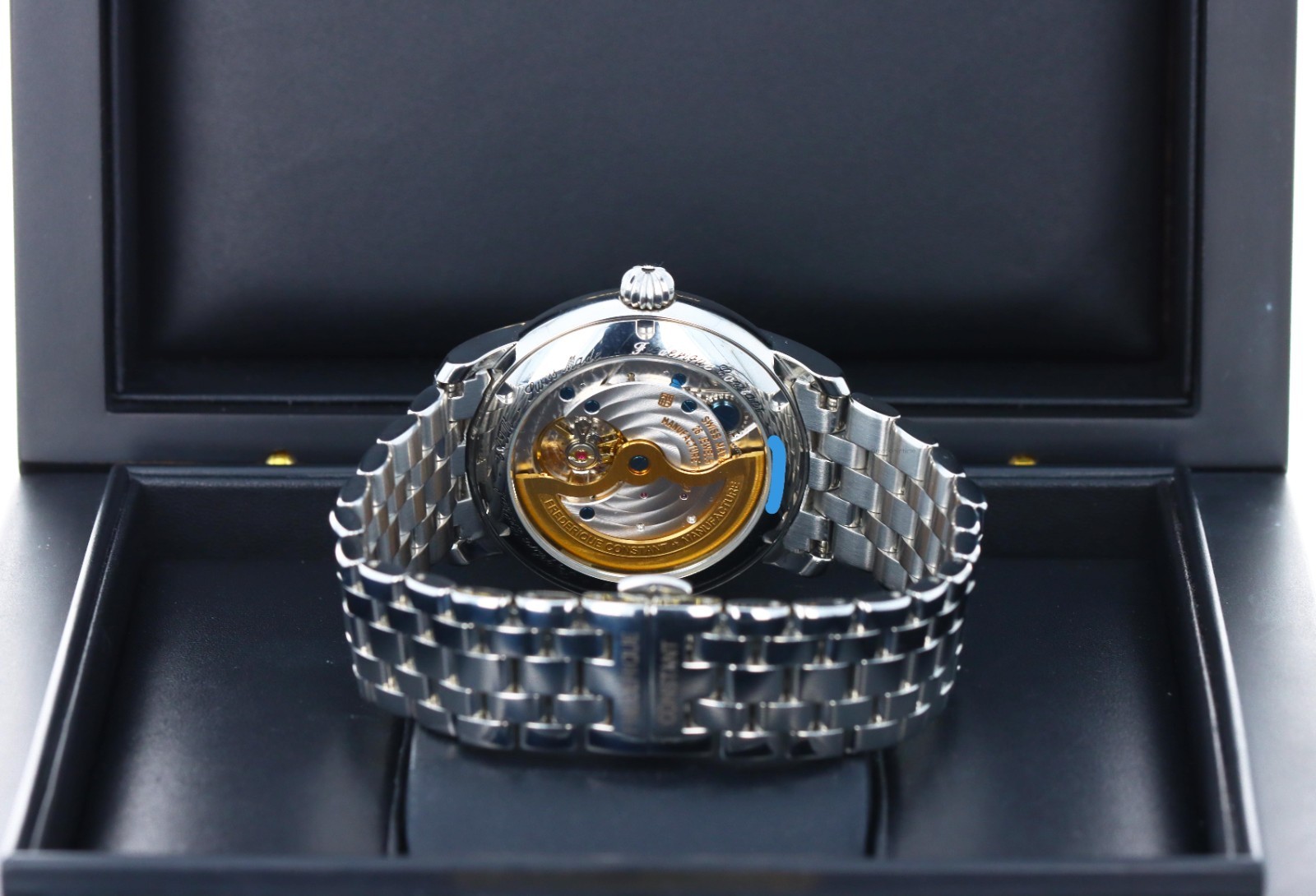 Frederique Constant Classic Worldtimer Manufacture -Stainless Steel FC-718WM4H6B