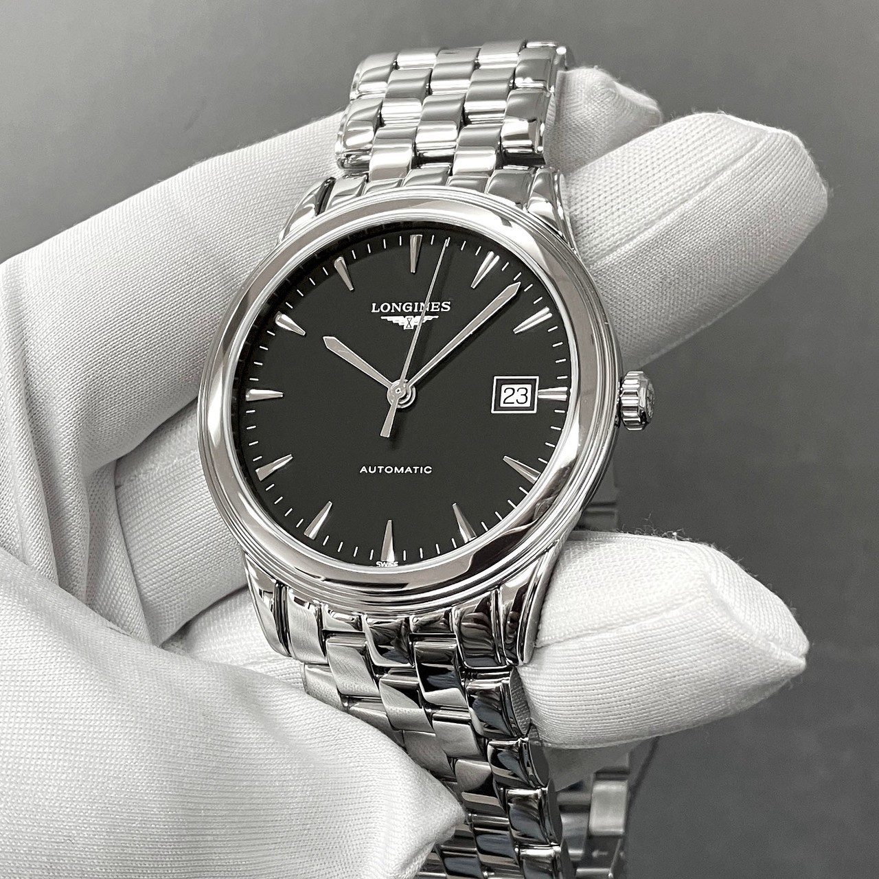 Longines Flagship Automatic 38mm Black Dial SS Men’s Watch L4.974.4.52.6