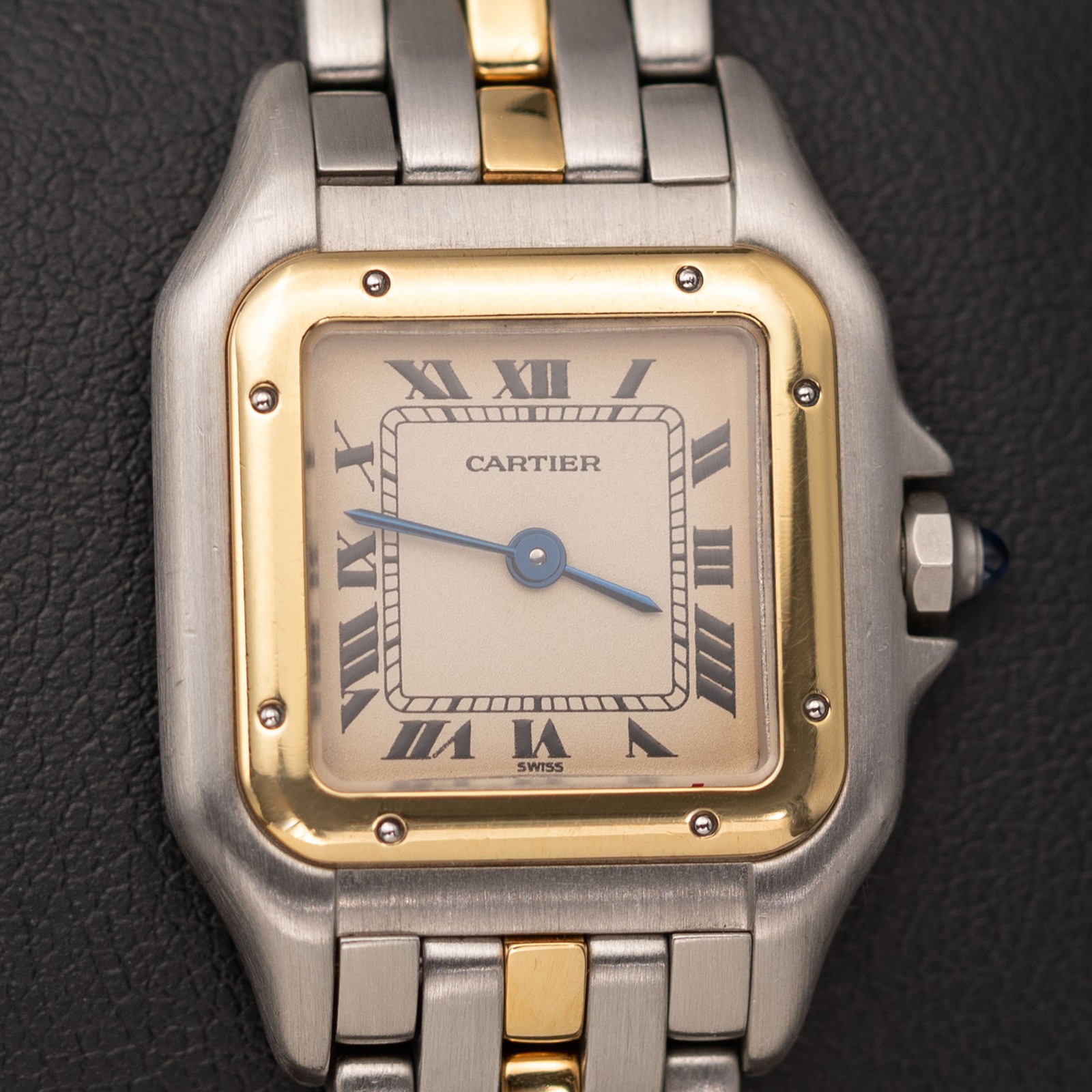 Panthere de Cartier Small One-Row Watch Yellow Gold & Steel
