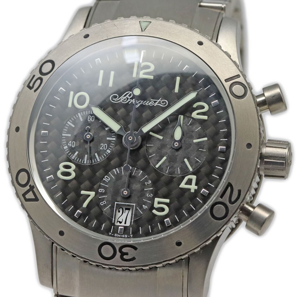BREGUET TYPEXX TRANS-ATLANTIQUE TITANIUMU 3820TI/K2/TW9 39mm Automatic Men Watch