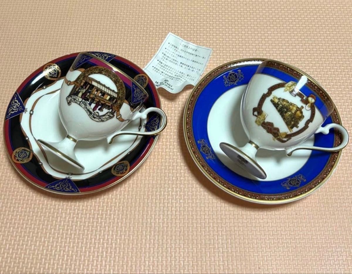 Orient Express cup and saucer Momoyama pottery