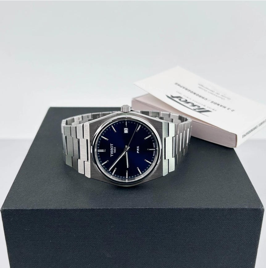 Tissot Men’s Classic PRX/316L Blue Stainless Steel Watch T137.410.11.041.00