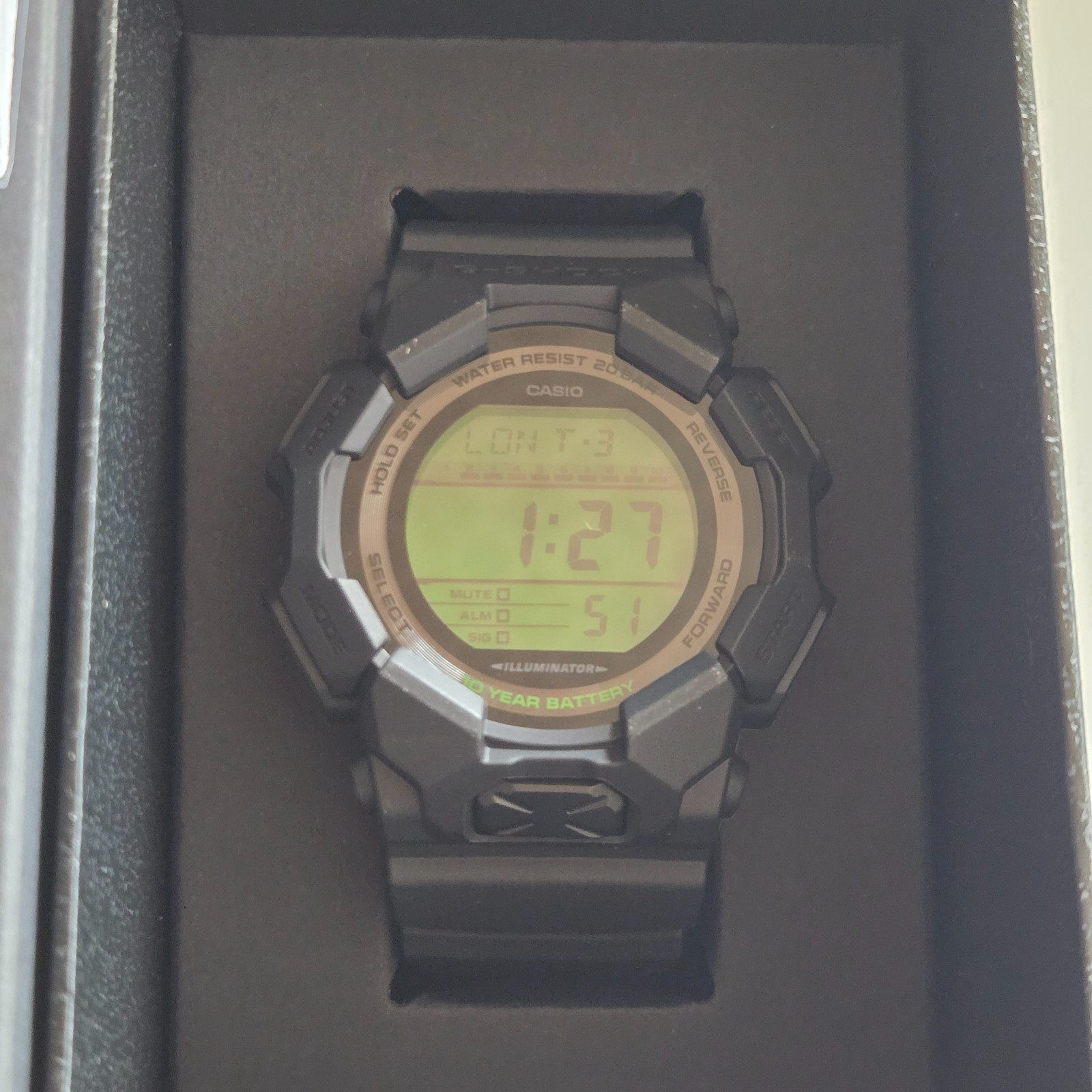 Casio G-SHOCK GD-010BEG-1JF Black & Electro Green 10 Year Battery JDM JAPAN NEW