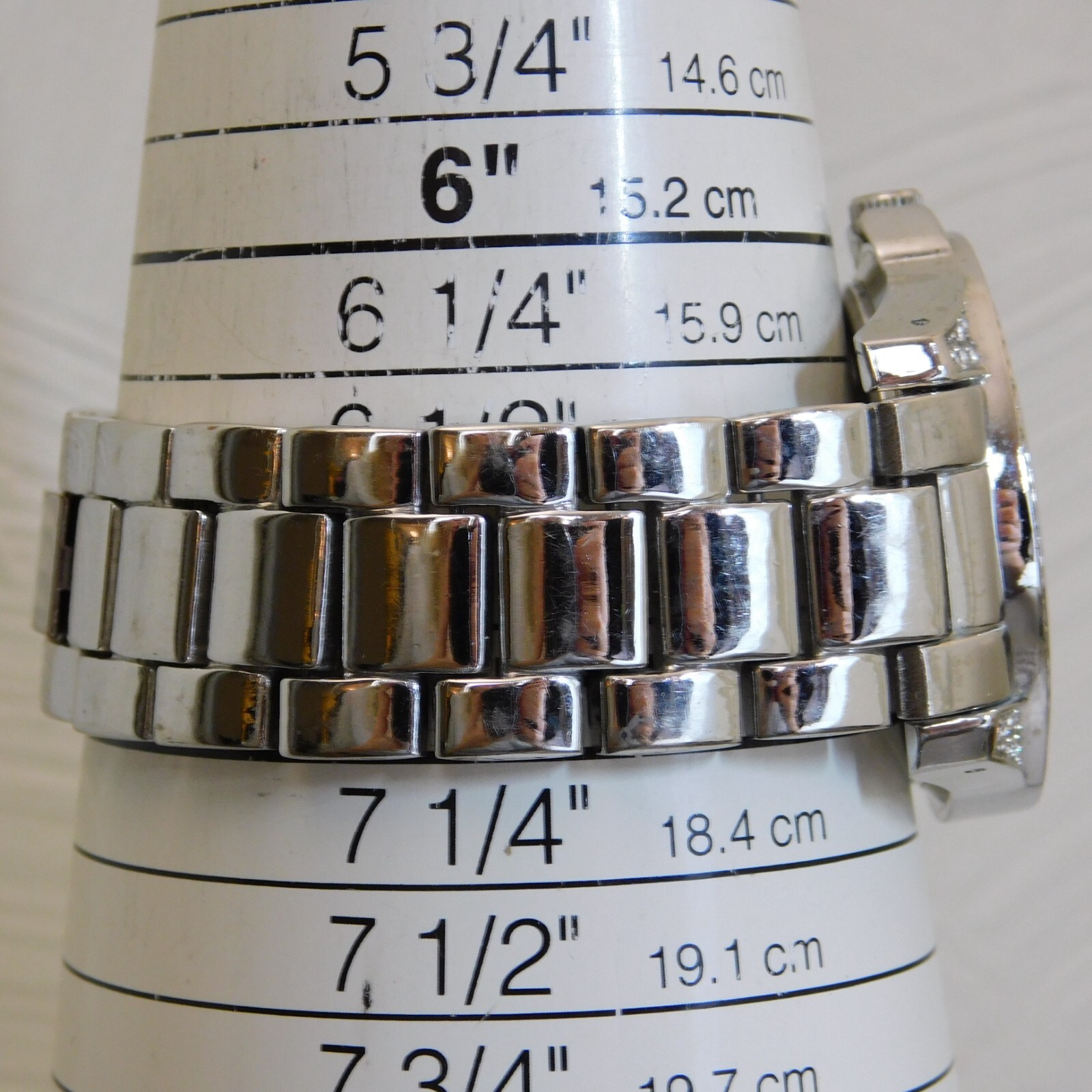 GRUEN II GRT582 Silver Tone Quartz Analog Women’s Watch Sz. 7″ New Battery