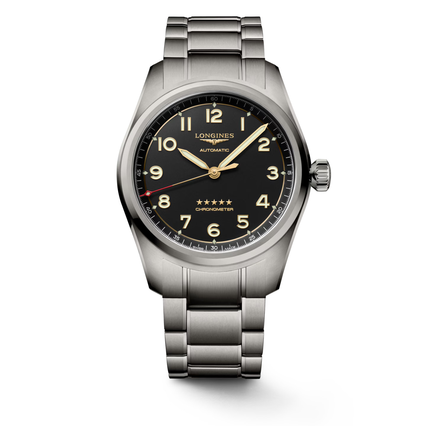 Longines Spirit Automatic 42 MM Titanium Anthracite Dial Watch L38111536