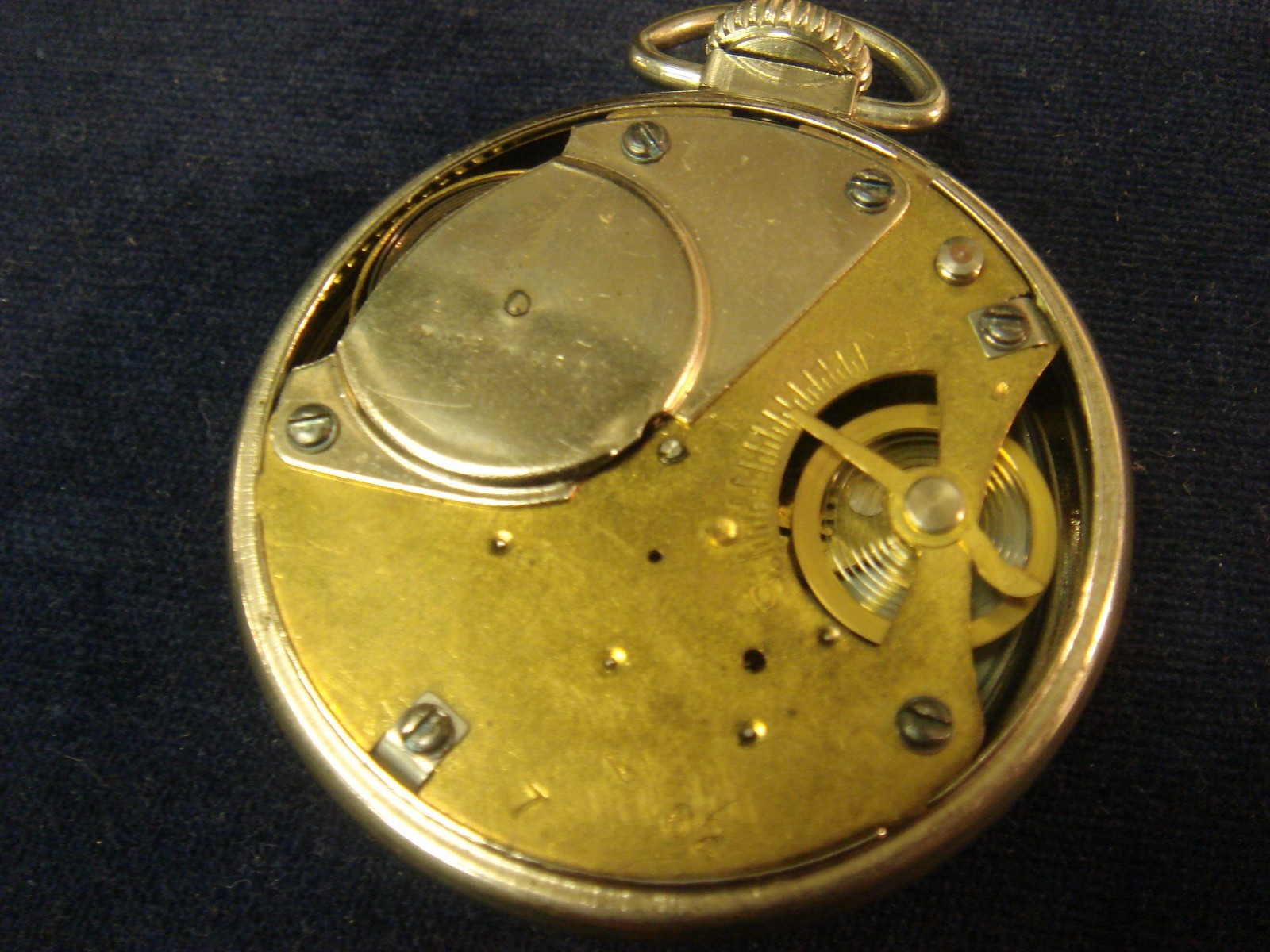 Westclox Scotty pocket watch black running