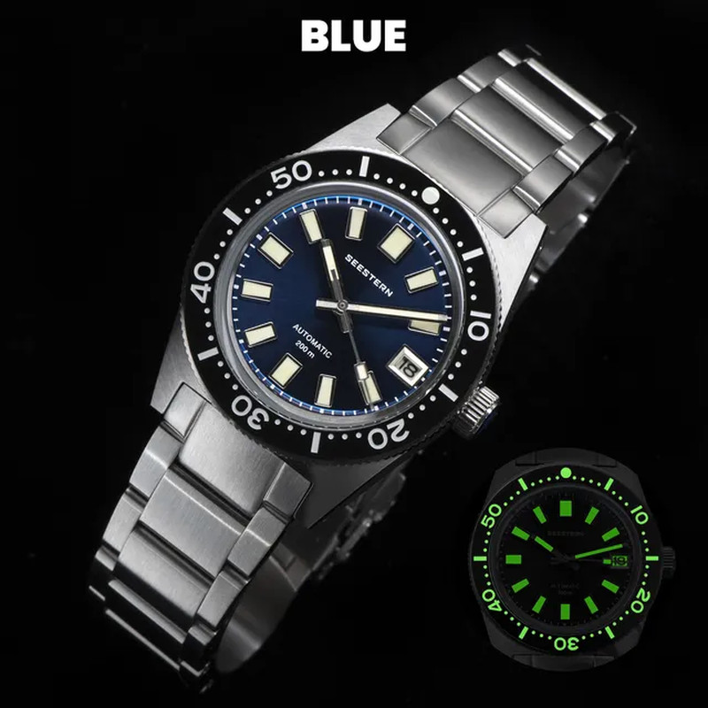 Luminous Diving Watch Sapphire Bracelet