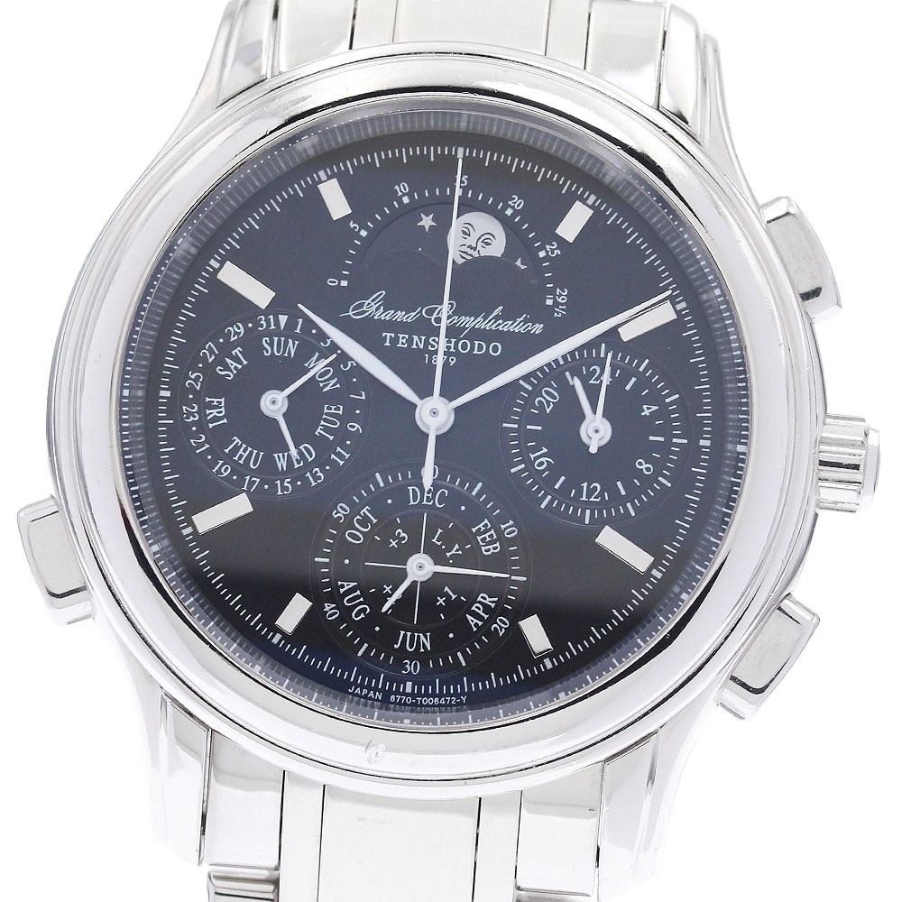 TENSHODO Grand complication 6770-T003702 Moon phase Quartz Men’s Watch_947897