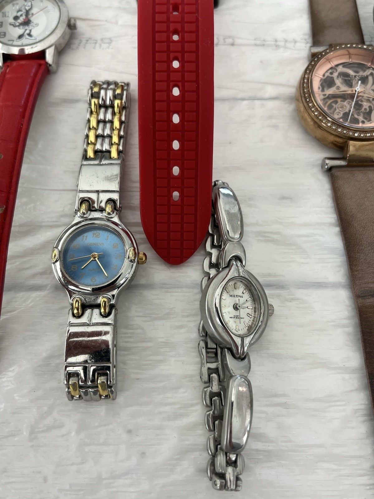 Lot of 15 Watches Mens And Women’s Used Need Battery’s Used