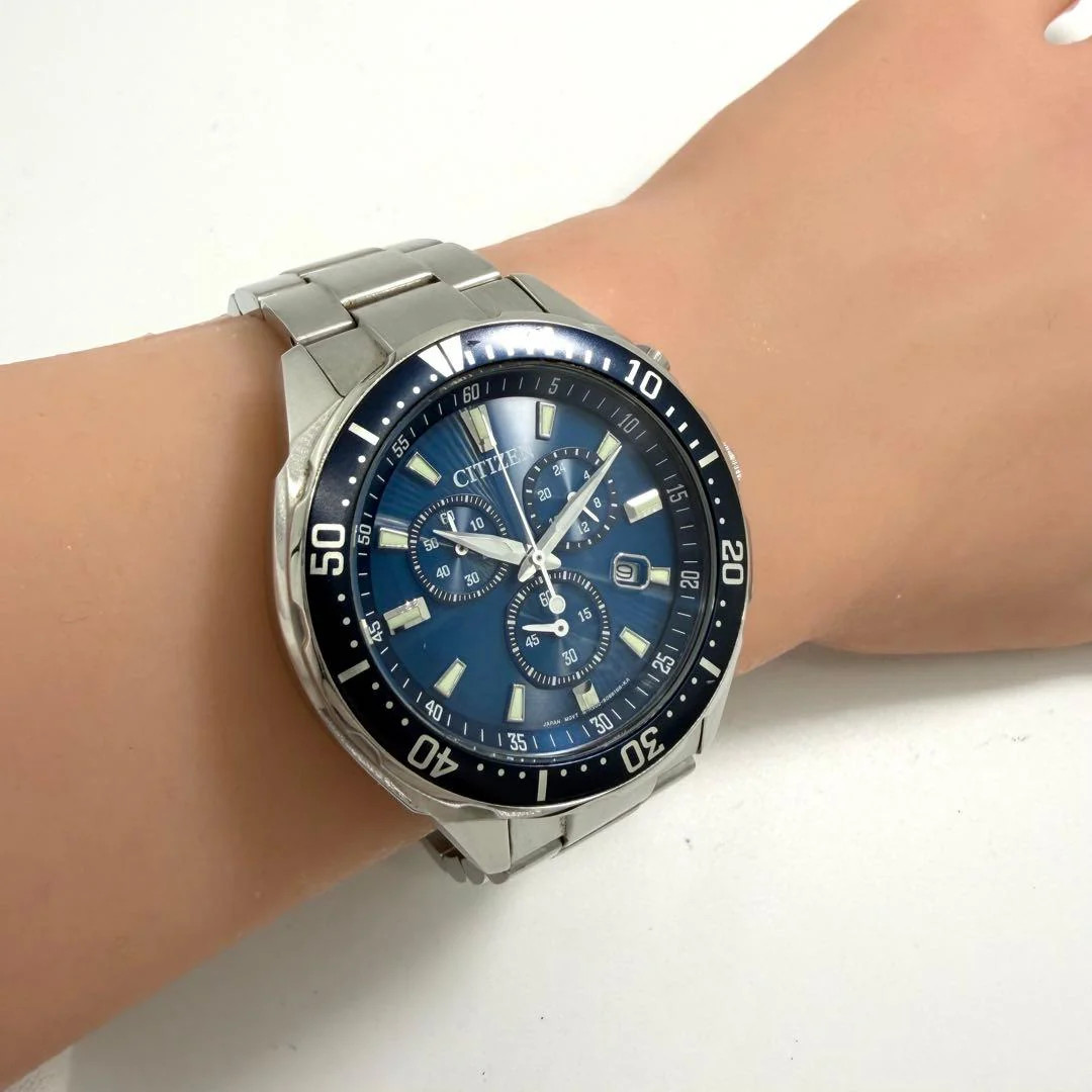 CITIZEN H500-S064597 Eco-Drive Quartz Divers 40mm Stainless Blue Dial