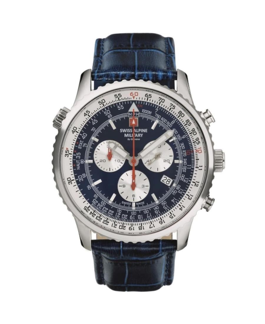 SWISS ALPINE MILITARY Men Analog Quartz Casual Watch Classic Dress Blue Dial Wat