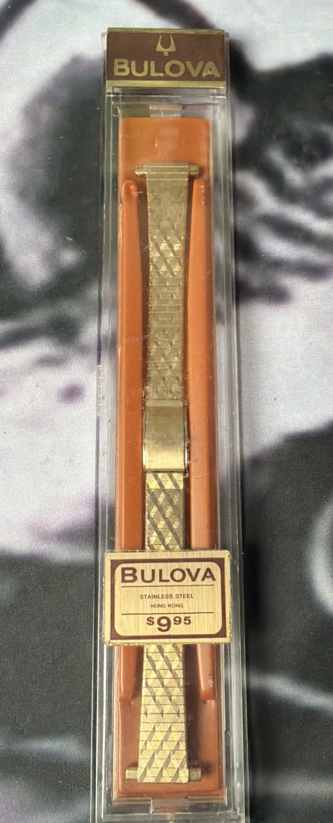 New Vintage Bulova Watch Band 10K Rolled Gold Plate Mesh 10mm Ladies Deadstock
