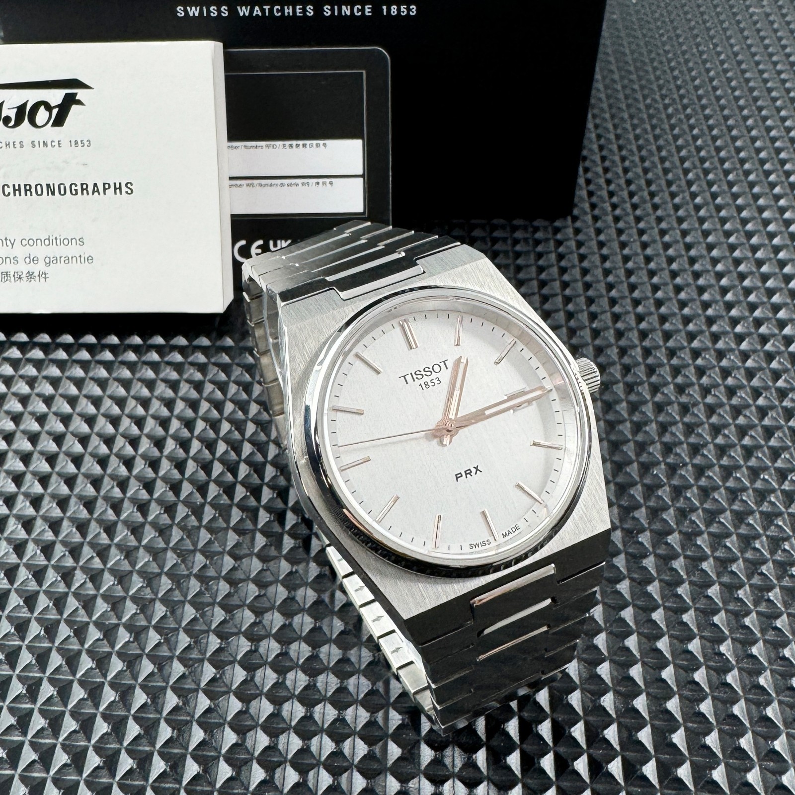 TISSOT PRX Swiss Quartz white Dial Men’s Watch 40mm T137.410.11.031.00