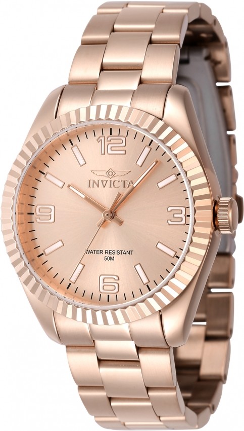 Invicta Specialty Quartz Rose Gold Dial Ladies Watch 47477