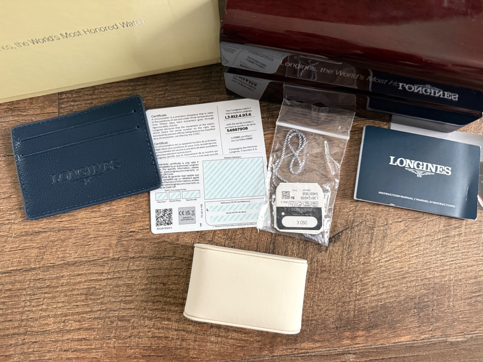 Longines Spirit Zulu Time 42mm Blue Dial GMT Steel Men’s Watch L38124936