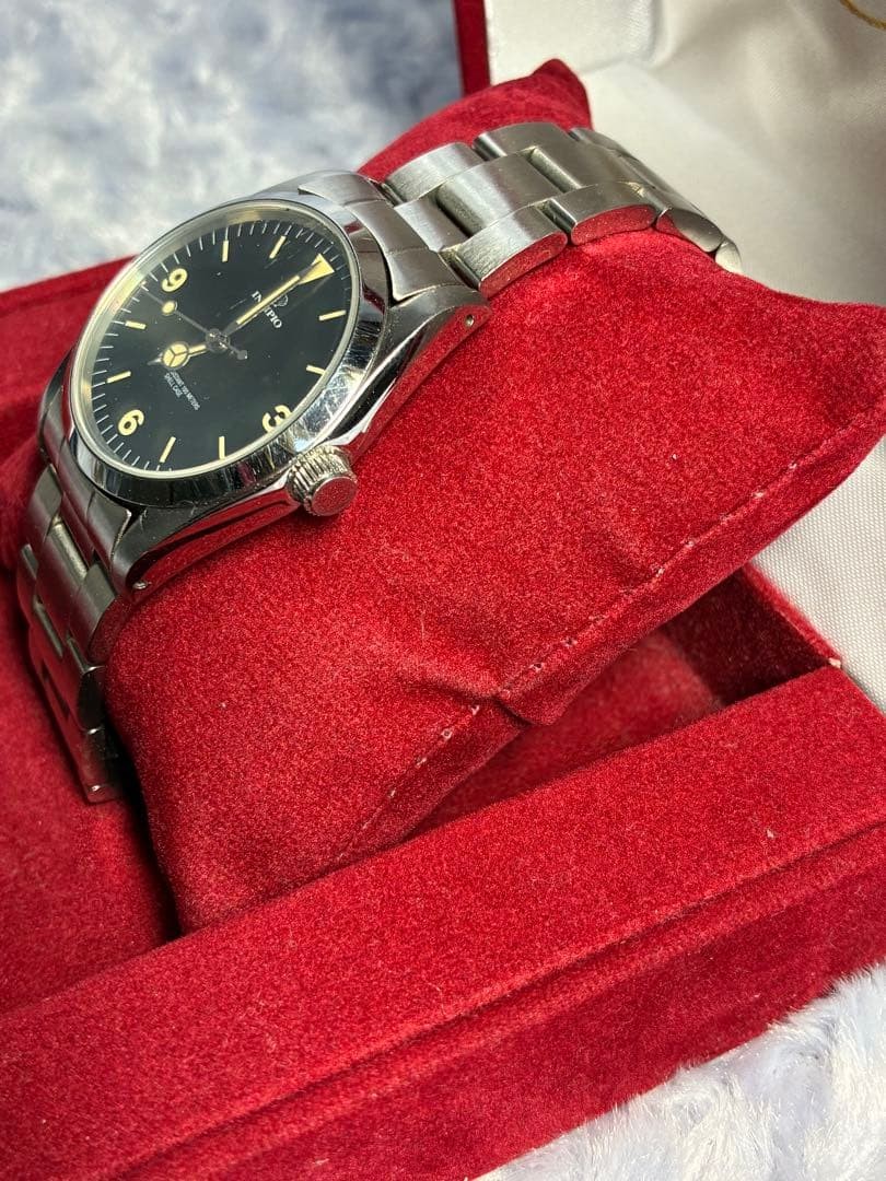 Junk Incipio 2 Explorer 1016 Manual Wind Watch Boxed Wrist 23cm9.1in Not Working