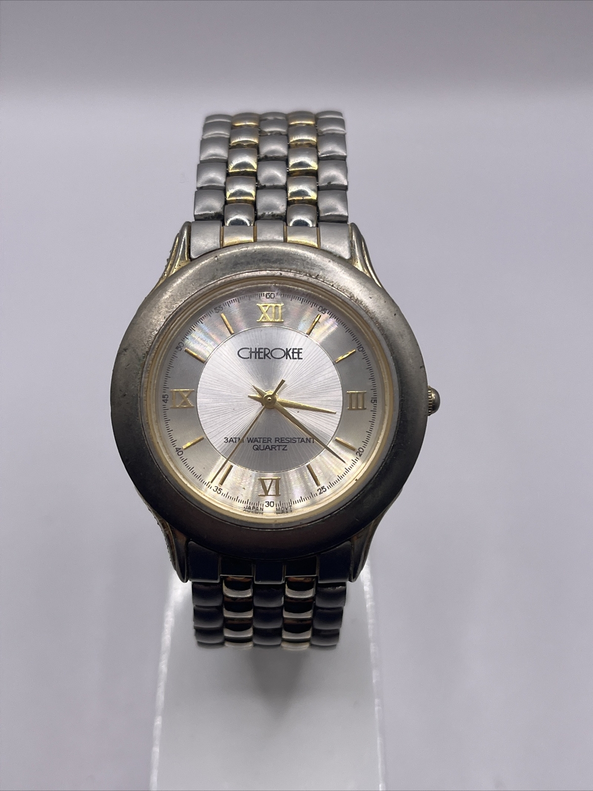 Cherokee Women’s Quartz Watch Silver Tone WR 30M- New Battery