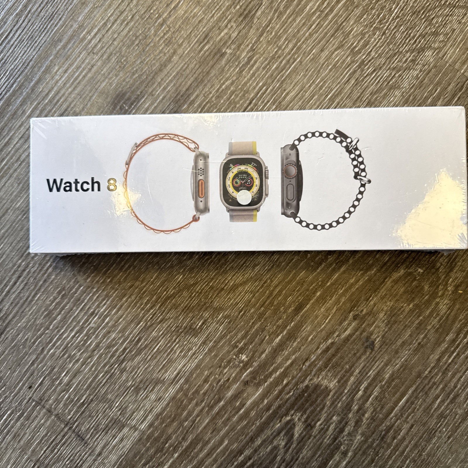 WATCH 8 Titanium case 49mm Wireless Charging/Siri/Heart Rate/NFC/BT Call Sealed