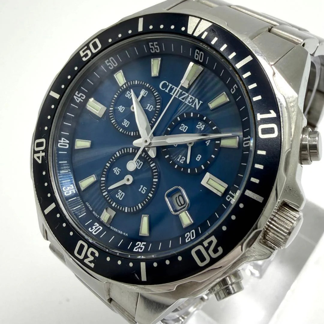 CITIZEN H500-S064597 Eco-Drive Quartz Divers 40mm Stainless Blue Dial