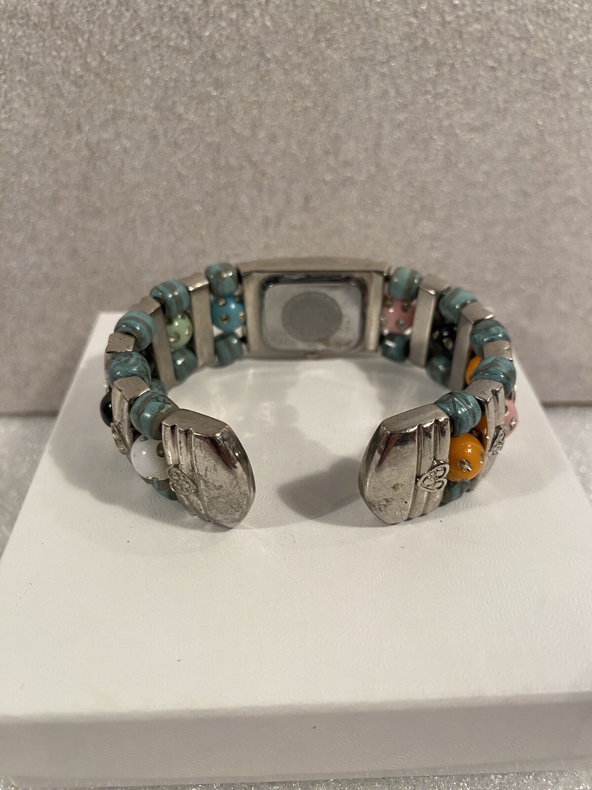 Versales Quartz Womens Watch. New Battery. Beaded Band.