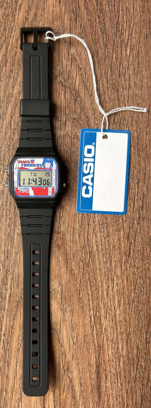 Custom Casio F-91 ‘Transformers’