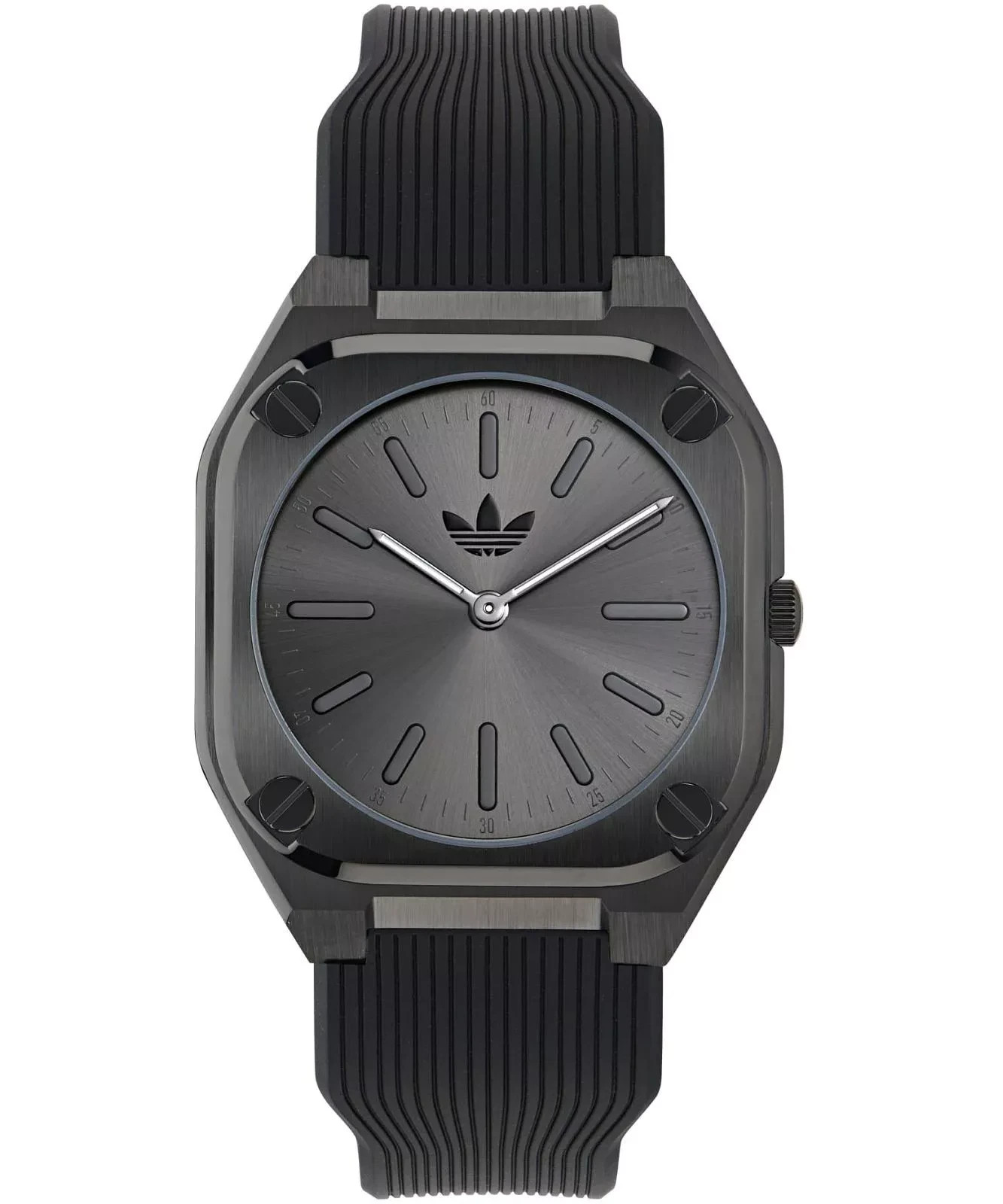 ADIDAS ORIGINALS by TIMEX CITY TECH THIN WATCH UNISEX BLACK STAINLESS STEEL