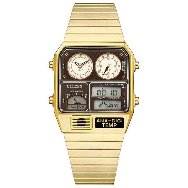 CITIZEN ANA-DIGI TEMP JG2100 Series 2105-93E/2103/2101 Men’s Watch New Japan🔥