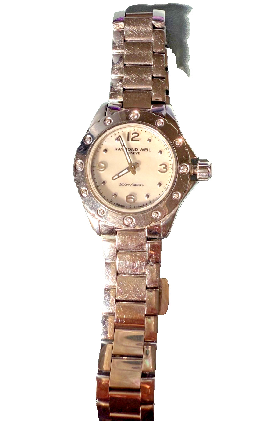 Raymond Weil Women’s 3170-ST-05985 Spirit Diamond Markers Watch Swiss Made