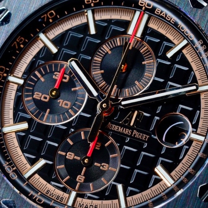 Audemars Piguet Royal Oak Offshore Blk Dial Rose Gold 44mm 26401RO.OO.A002CA.02