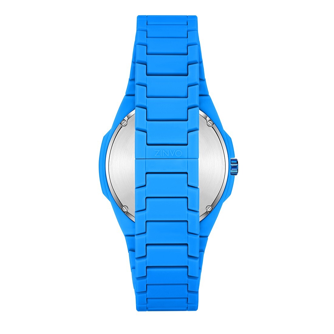 Zinvo Rival Aero Sonic Blue Quartz Date Polycarbonate Mineral Men’s Watch