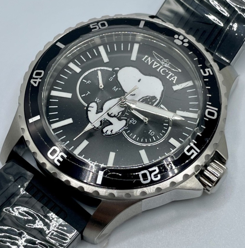 Invicta Character Snoopy Peanuts Men’s Black Watch Limited One of 3,000 (38644)