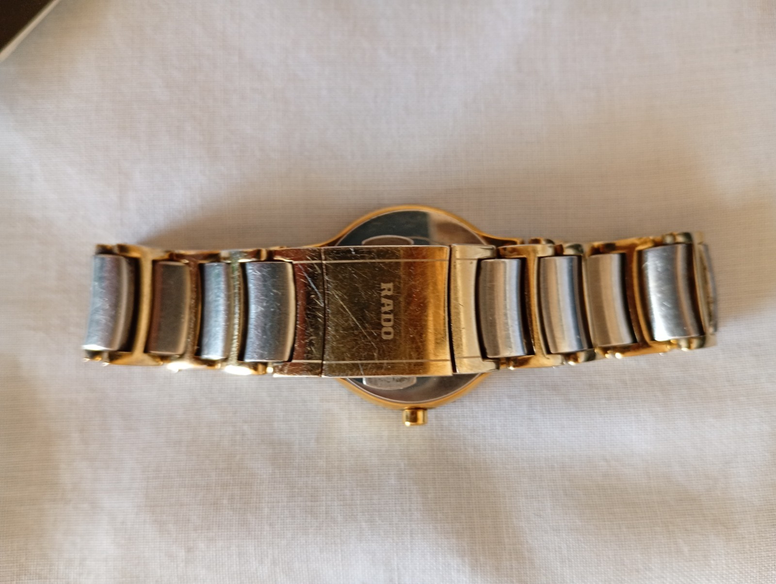 Rado Centrix Diamond Ladies Watch. 28mm Quartz Model. 4 Diamonds New Battery VGC