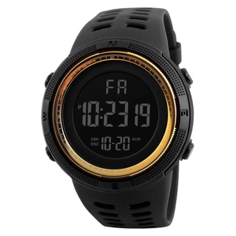 Waterproof Digital Sports Watch Military Tactical LED Backlight Wristwatch Men