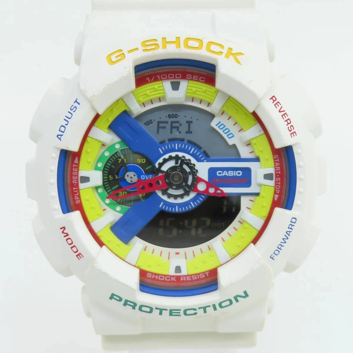 Casio G-Shock GA-111DR-7AJR Quartz Watch Used 14.5-21.5cm Strap