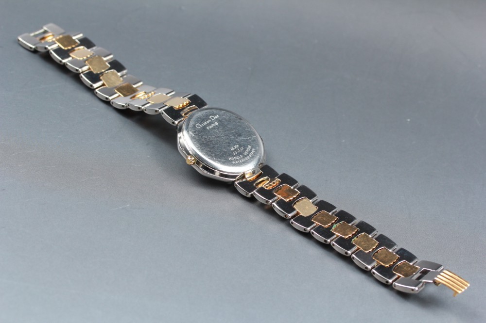 Christian Dior 45.204 Date Gold Octagon Quartz 32mm Men’s Watch