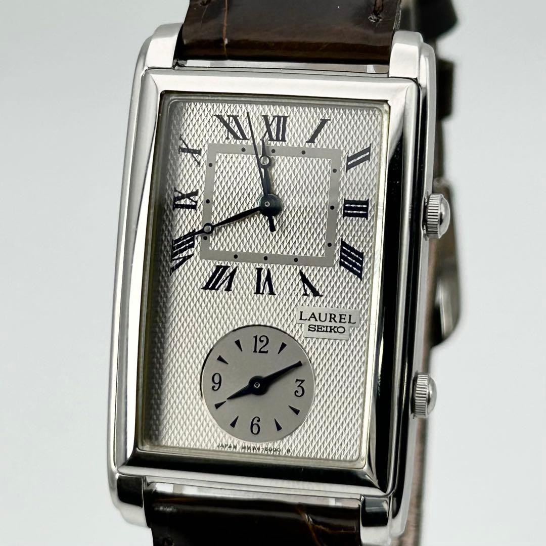 Junk SEIKO Laurel WWW4-5000 Quartz Watch Not Working Wrist 18.5cm Original Band